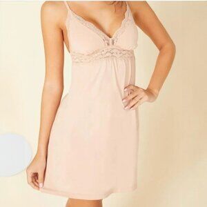 Cosabella Amore Love Babydoll Nude Nightgown Size S